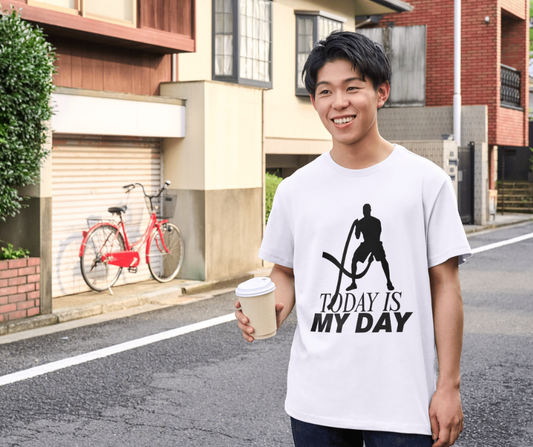 TODY IS MY DAY DESIGN Unisex Standard White T-Shirt