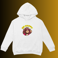 BE HAPPY MONKEY DESIGN Unisex Hoodie
