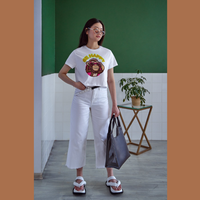 BE HAPPY  MONKEY design Women's Classic T-ShirT