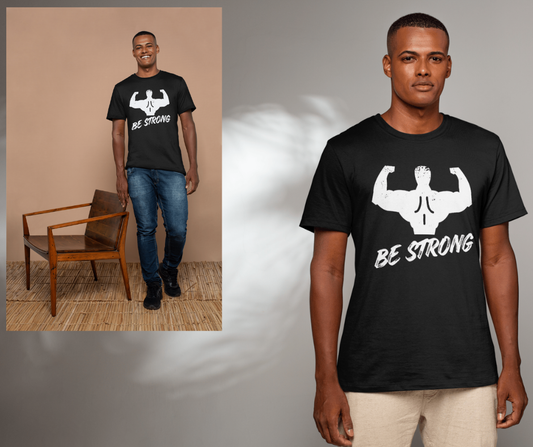BE STRONG Design Unisex Standard  T-Shirt