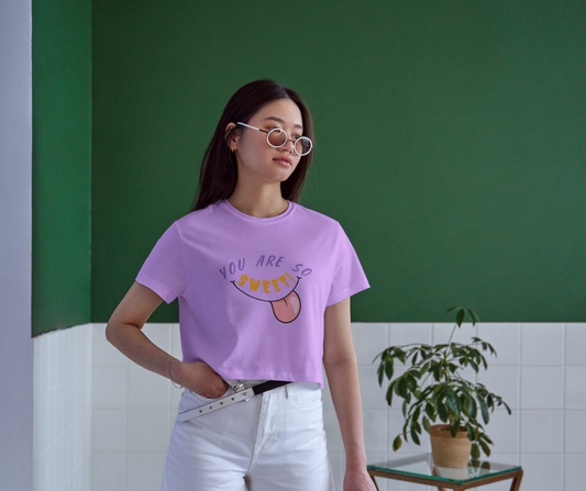 YOU ARE SO SWEET DESIGN Crop Top